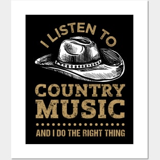 Country Music Lover Posters and Art